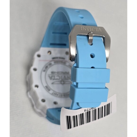 Invicta Racing Valxor Unisex Watch 40mm White Light Blue 69774 Brand New